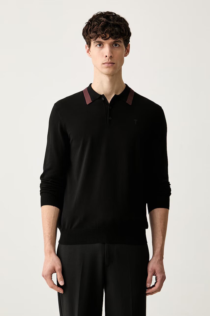 Trussardi pulover pentru bărbați cu vâscoză