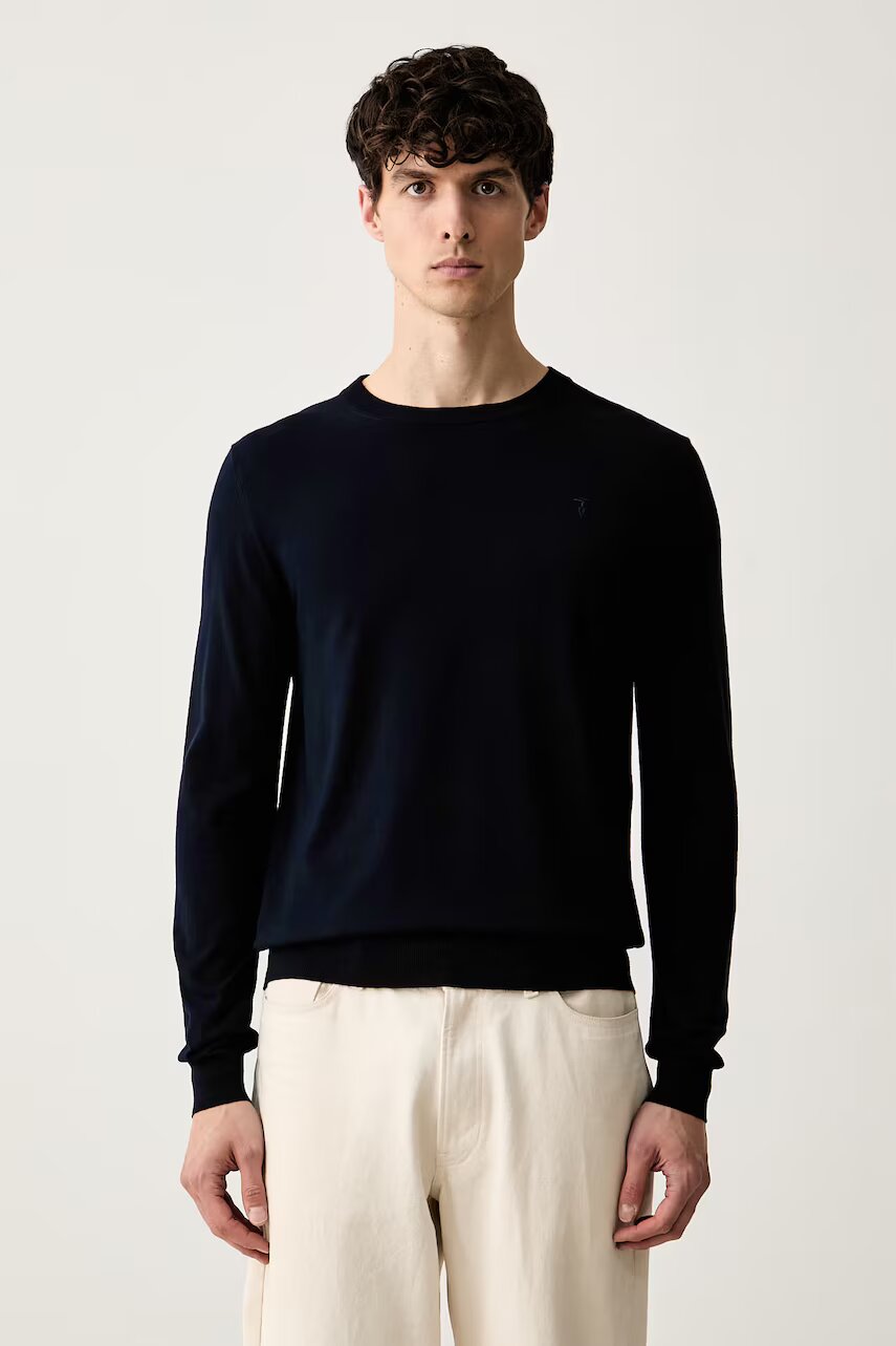 Trussardi pulover pentru bărbați cu vâscoză