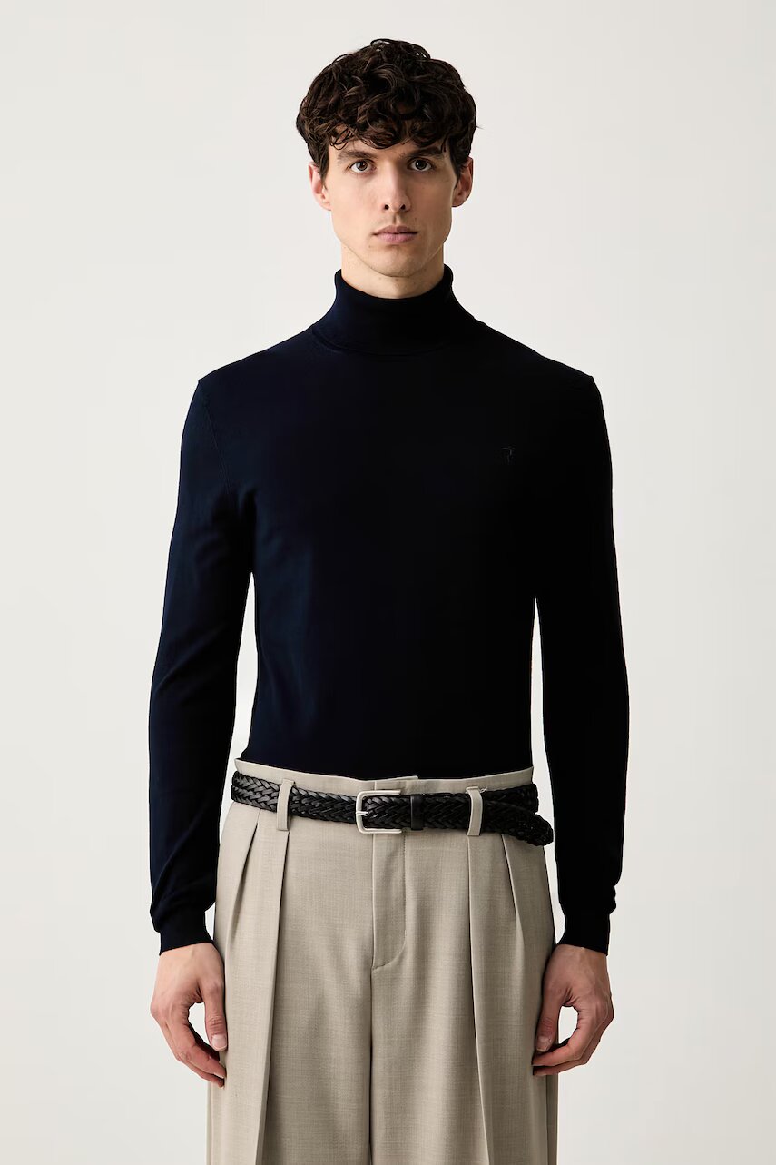 Trussardi pulover pentru bărbați cu vâscoză