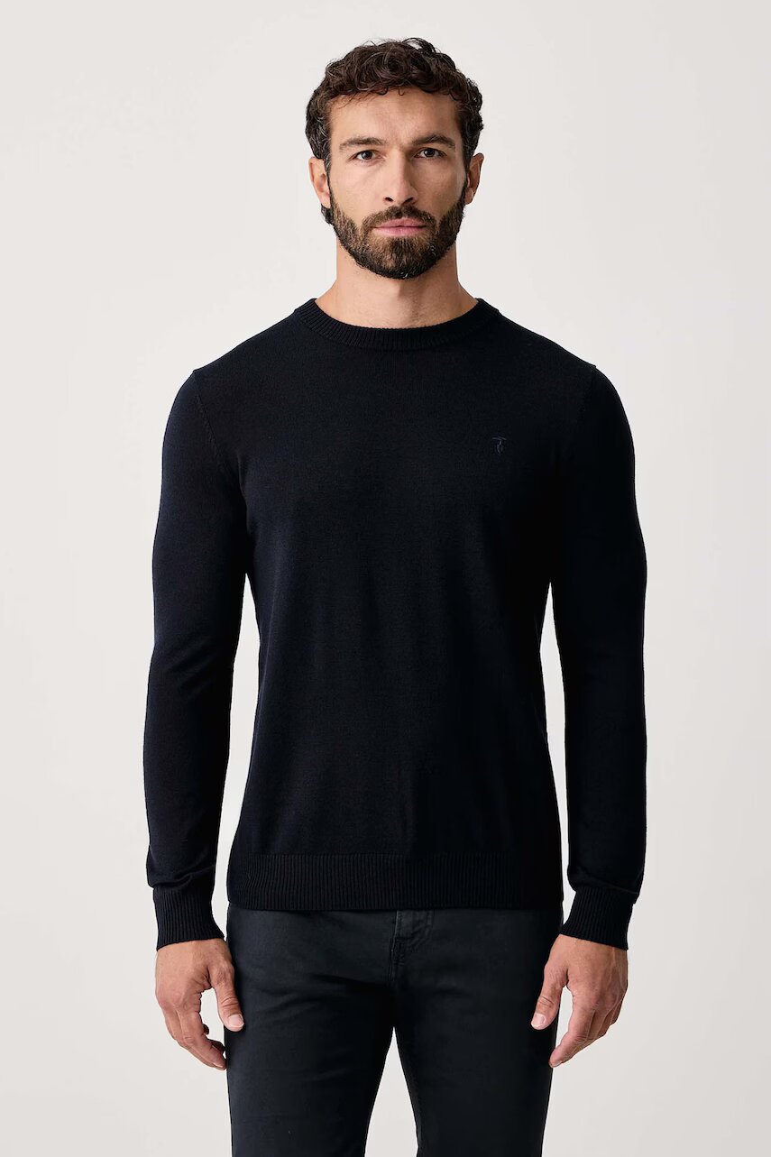 Trussardi pulover pentru bărbați din lână