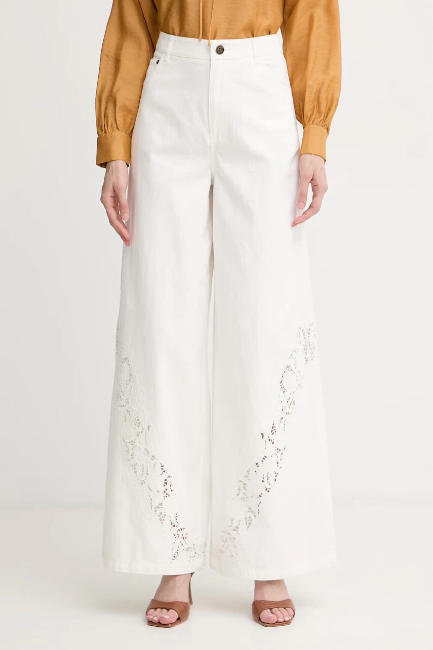 TWINSET blugi wide leg pentru femei