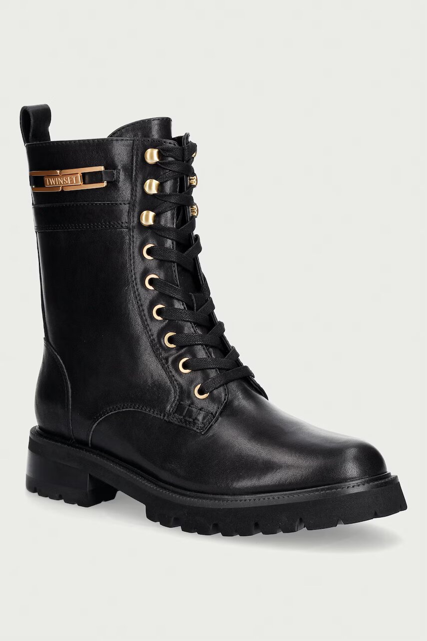 TWINSET botine pentru femei din piele