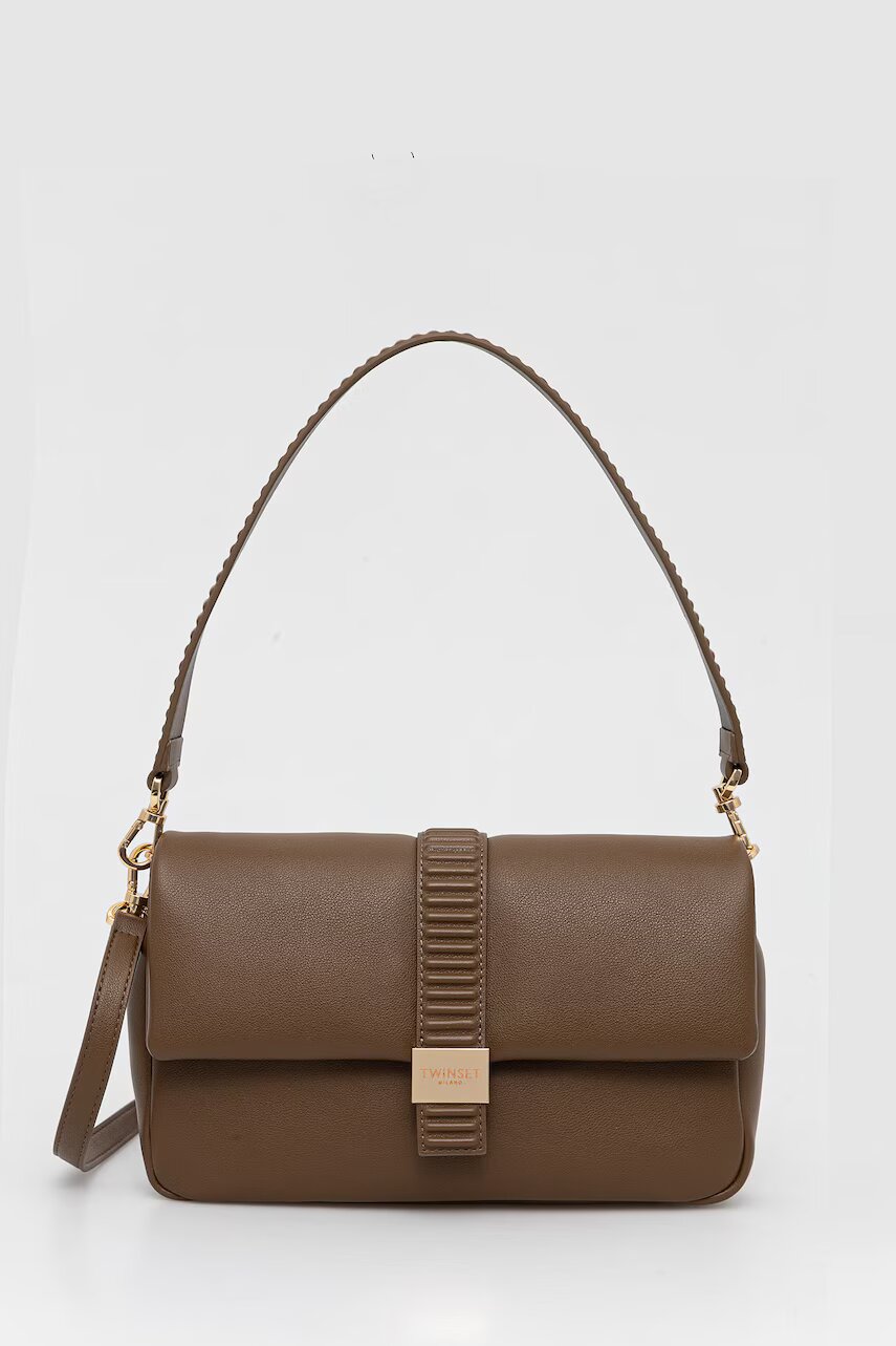 TWINSET geantă crossbody pentru femei cu imitație de piele