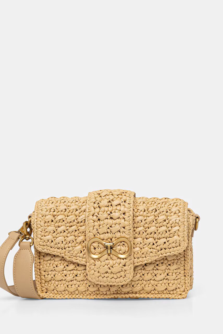 TWINSET geantă crossbody pentru femei împletită