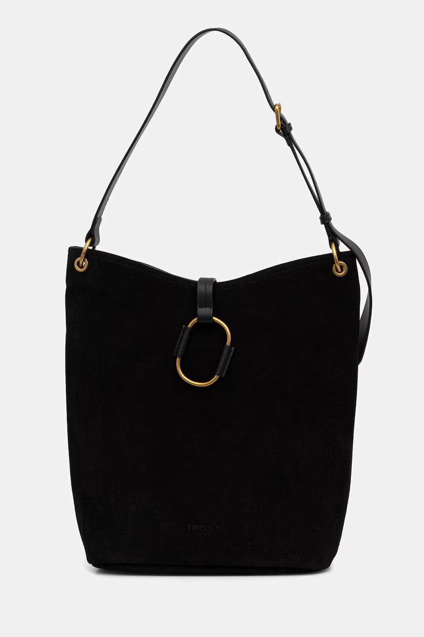 TWINSET hobo bag pentru femei din piele întoarsă
