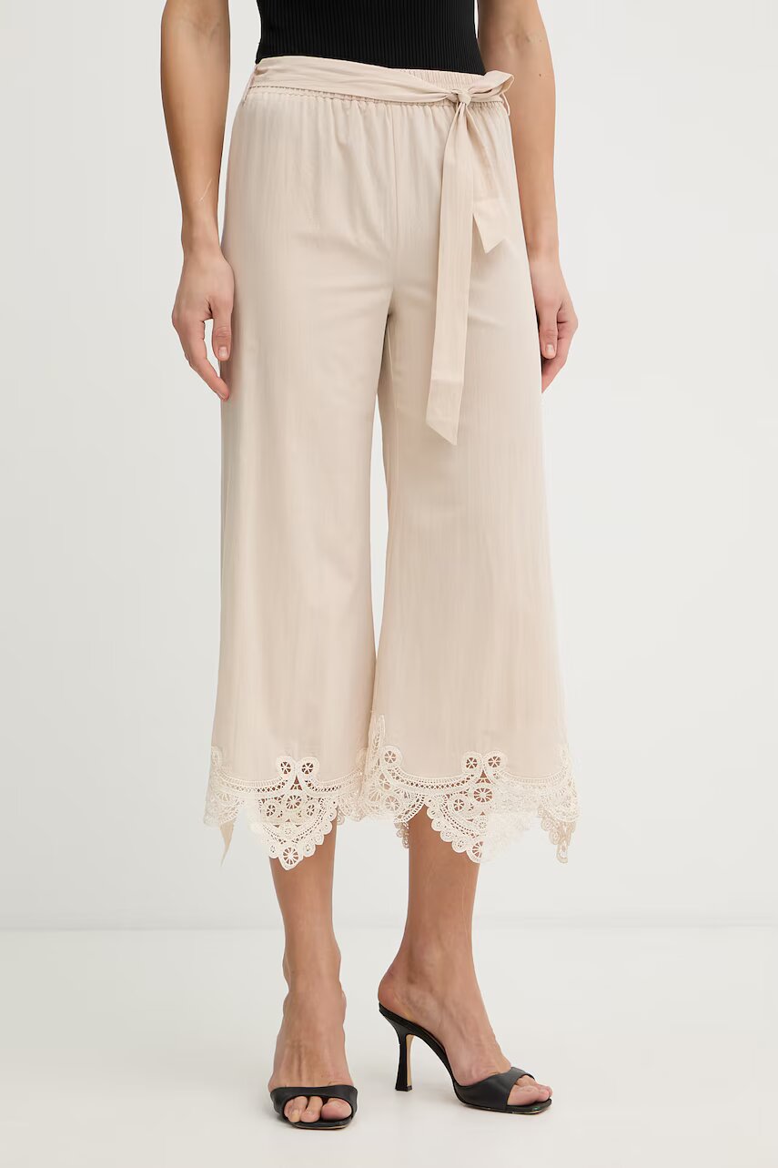 TWINSET pantaloni pentru femei din bumbac