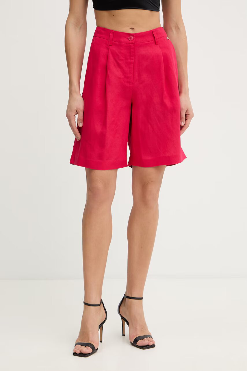 TWINSET pantaloni scurți pentru femei din in