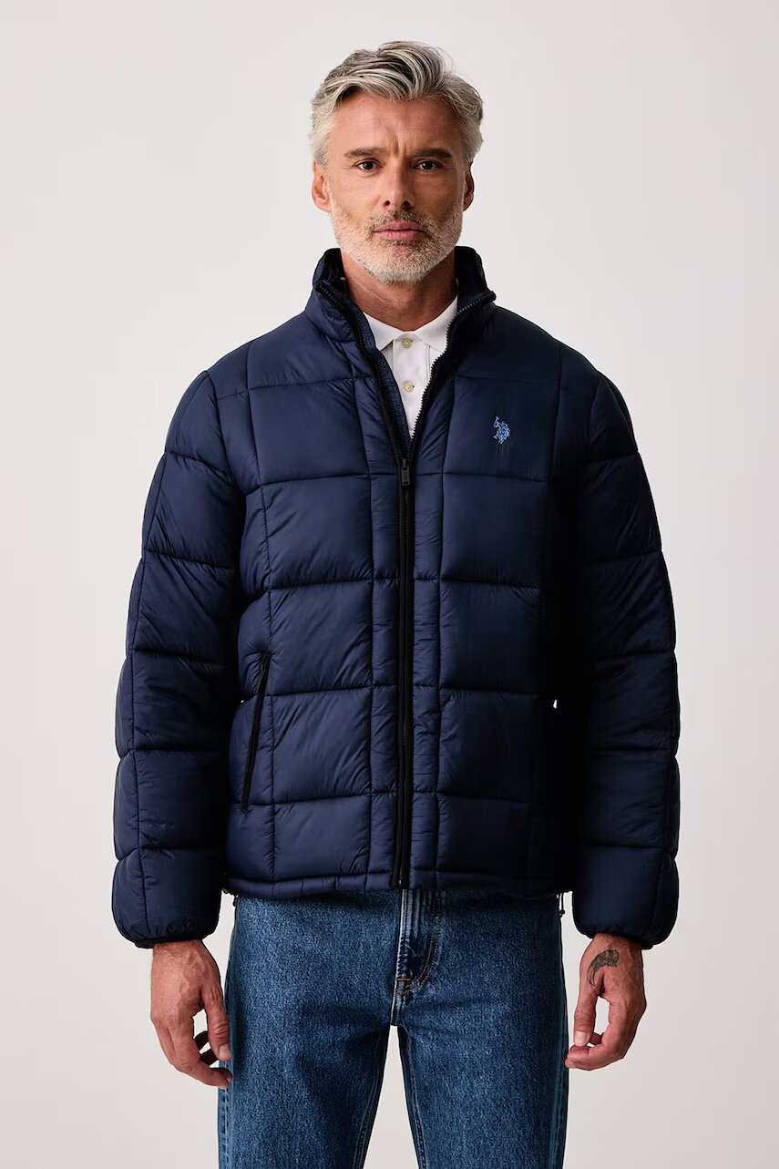 U.S. Polo Assn. geacă matlasată pentru bărbați BOX QUILT PUFFER