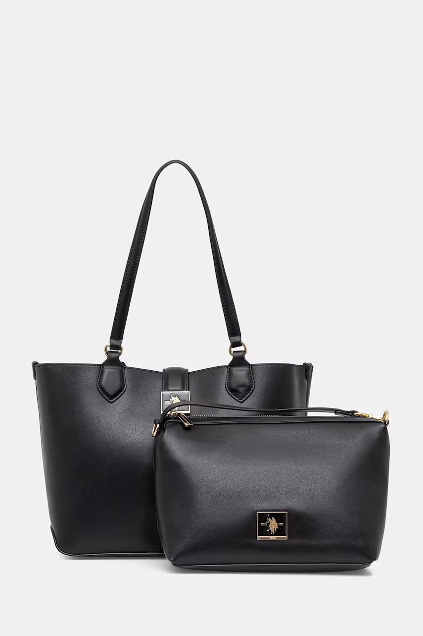 U.S. Polo Assn. geantă shopper pentru femei cu imitație de piele MARGARET