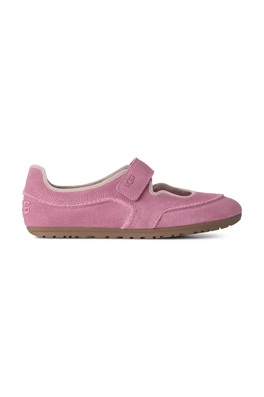 UGG balerini din piele întoarsă W Quill Mary Jane