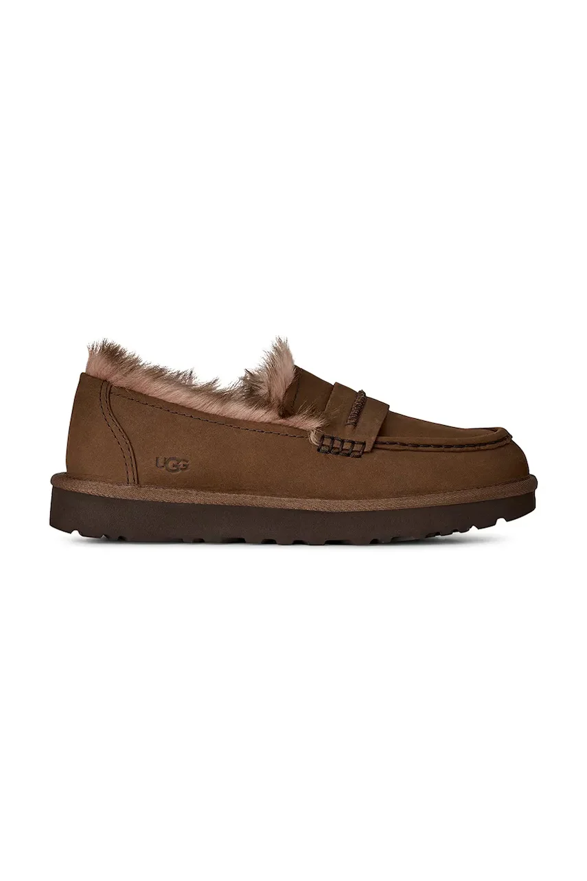 UGG loafers slip-on pentru femei din nubuck W Ellis Nubuck Loafer