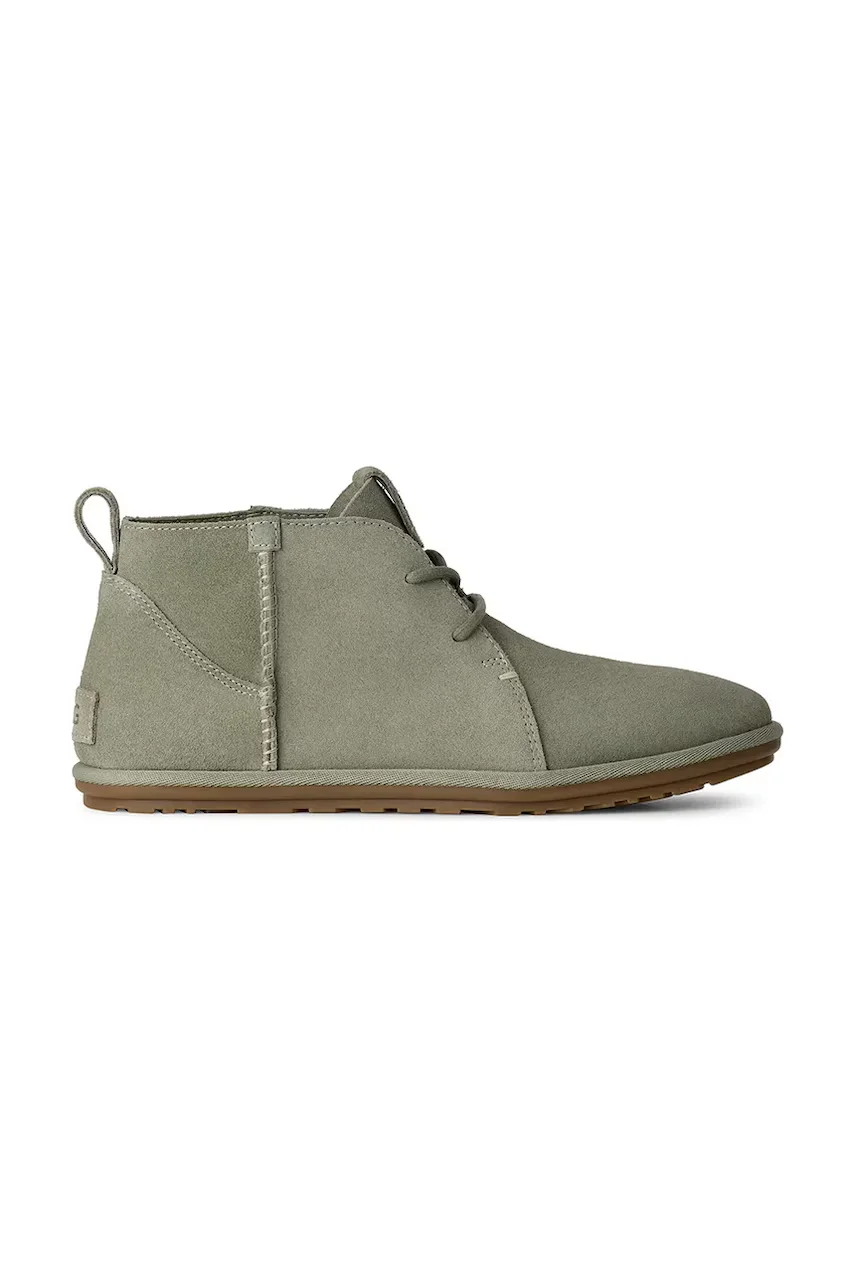 UGG pantofi pentru femei din piele întoarsă W Classic Deconstructed Lace-Up