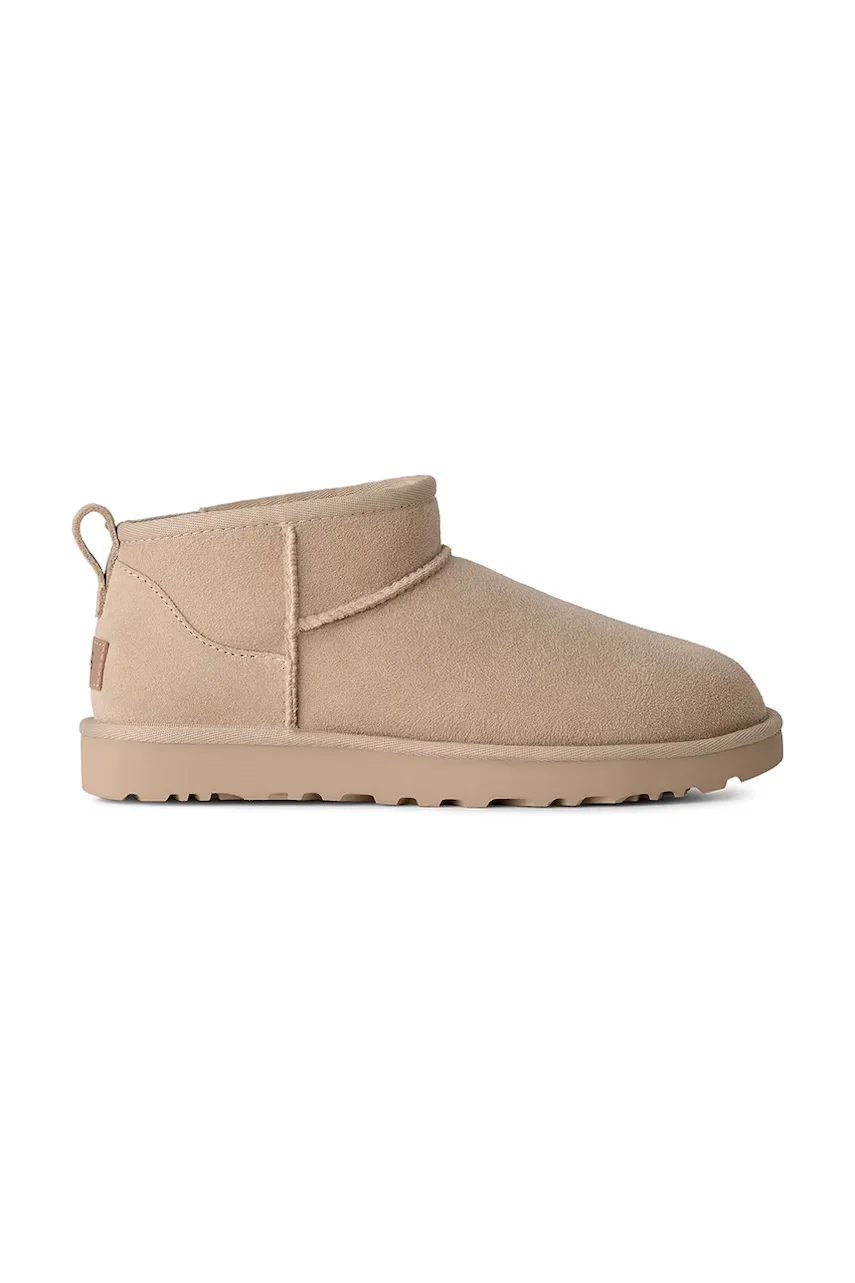 UGG W Classic Ultra Mini cizme de zăpadă pentru femei din piele întoarsă