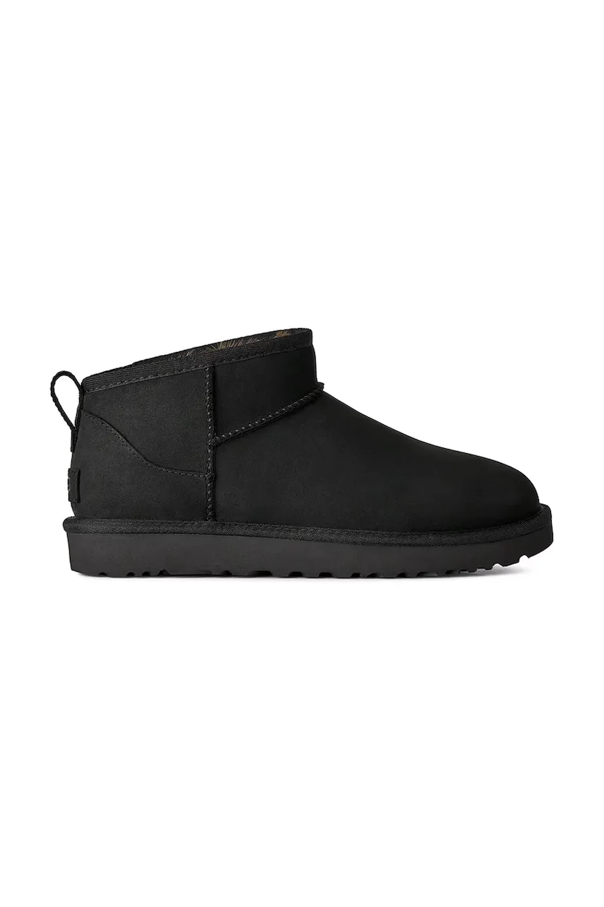 UGG W Classic Ultra Mini Nubuck cizme de zăpadă pentru femei din piele întoarsă