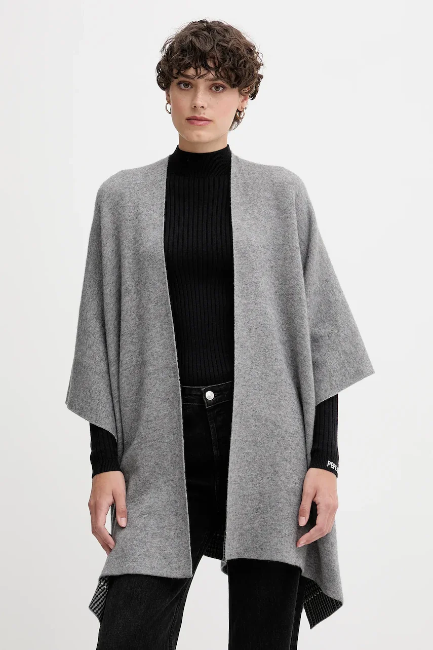 United Colors Of Benetton cardigan din lână cu două fețe