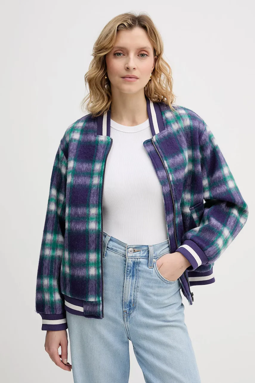 United Colors Of Benetton jachetă bomber din lână