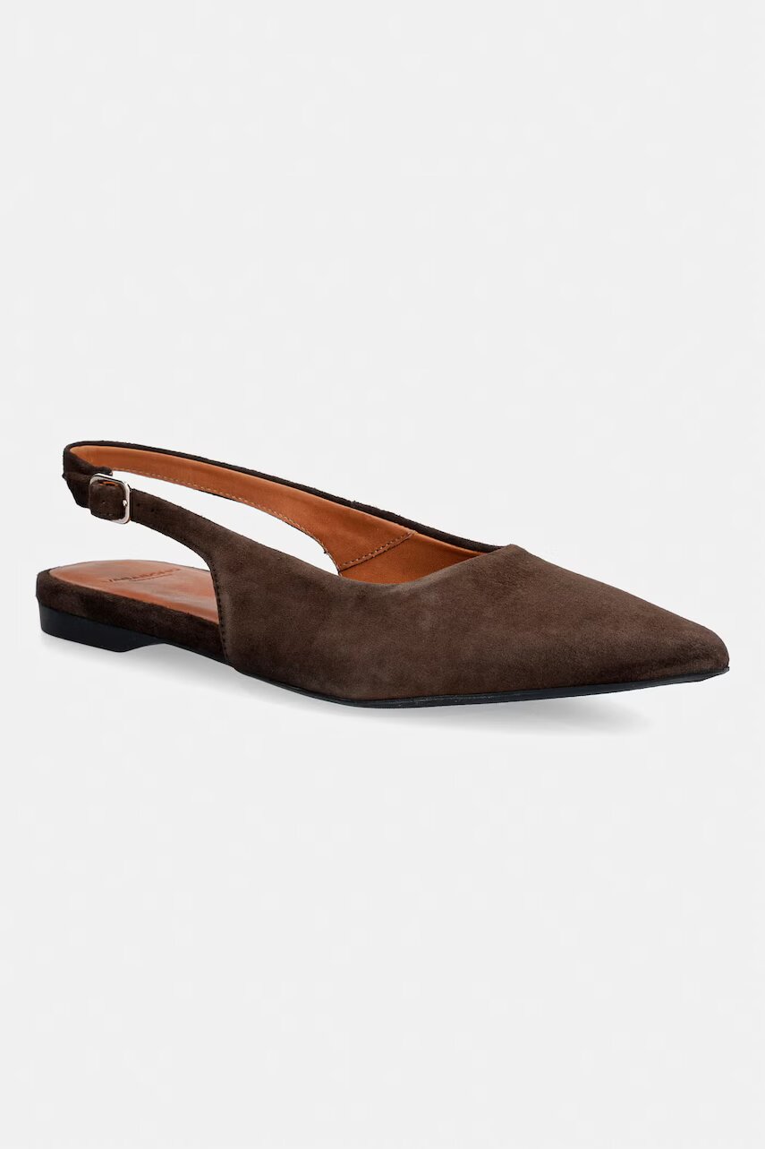 Vagabond Shoemakers balerini piele întoarsă HERMINE