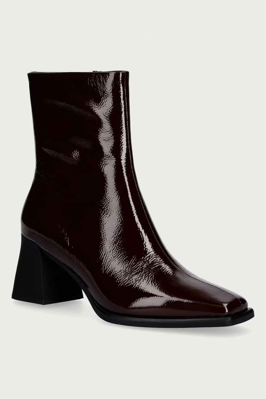 Vagabond Shoemakers botine cu toc pentru femei din piele HEDDA