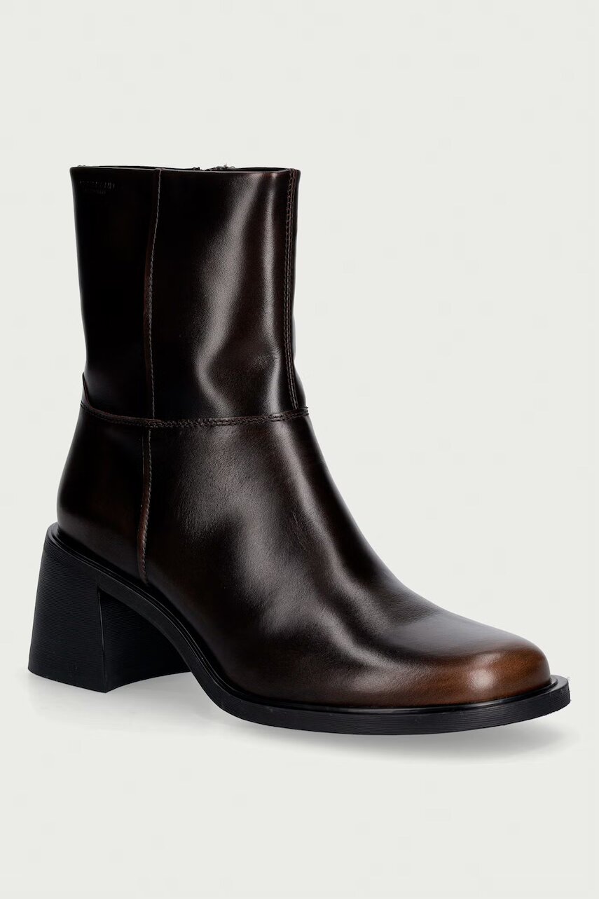 Vagabond Shoemakers botine cu toc pentru femei din piele VEGA