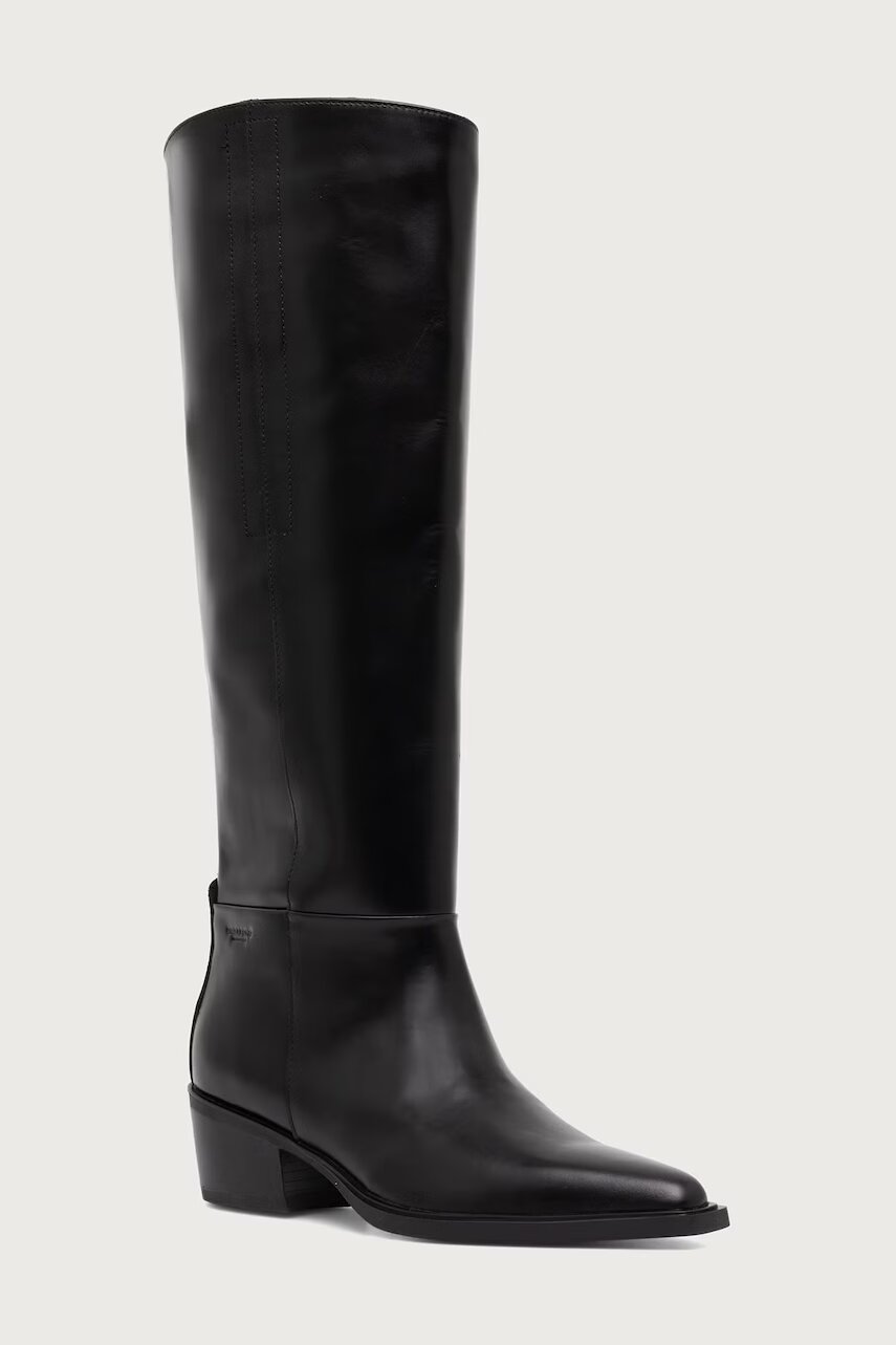 Vagabond Shoemakers cizme cu toc jos pentru femei din piele KELSEY