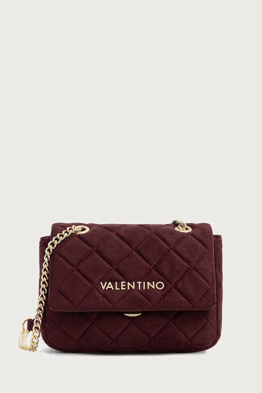 Valentino Bags geantă crossbody pentru femei cu imitație de piele întoarsă OCARINA SUEDE