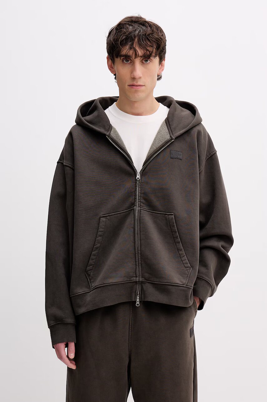 Vans hanorac cu fermoar și glugă pentru bărbați din bumbac Premium LX Full Zip