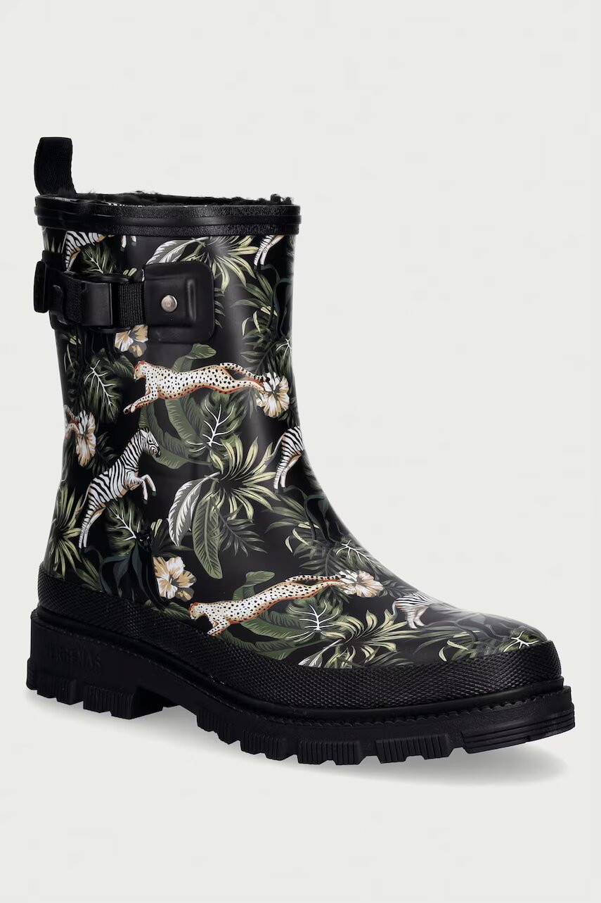 VERBENAS cizme Wellington pentru femei LINA FUR SMOOTH SELVA