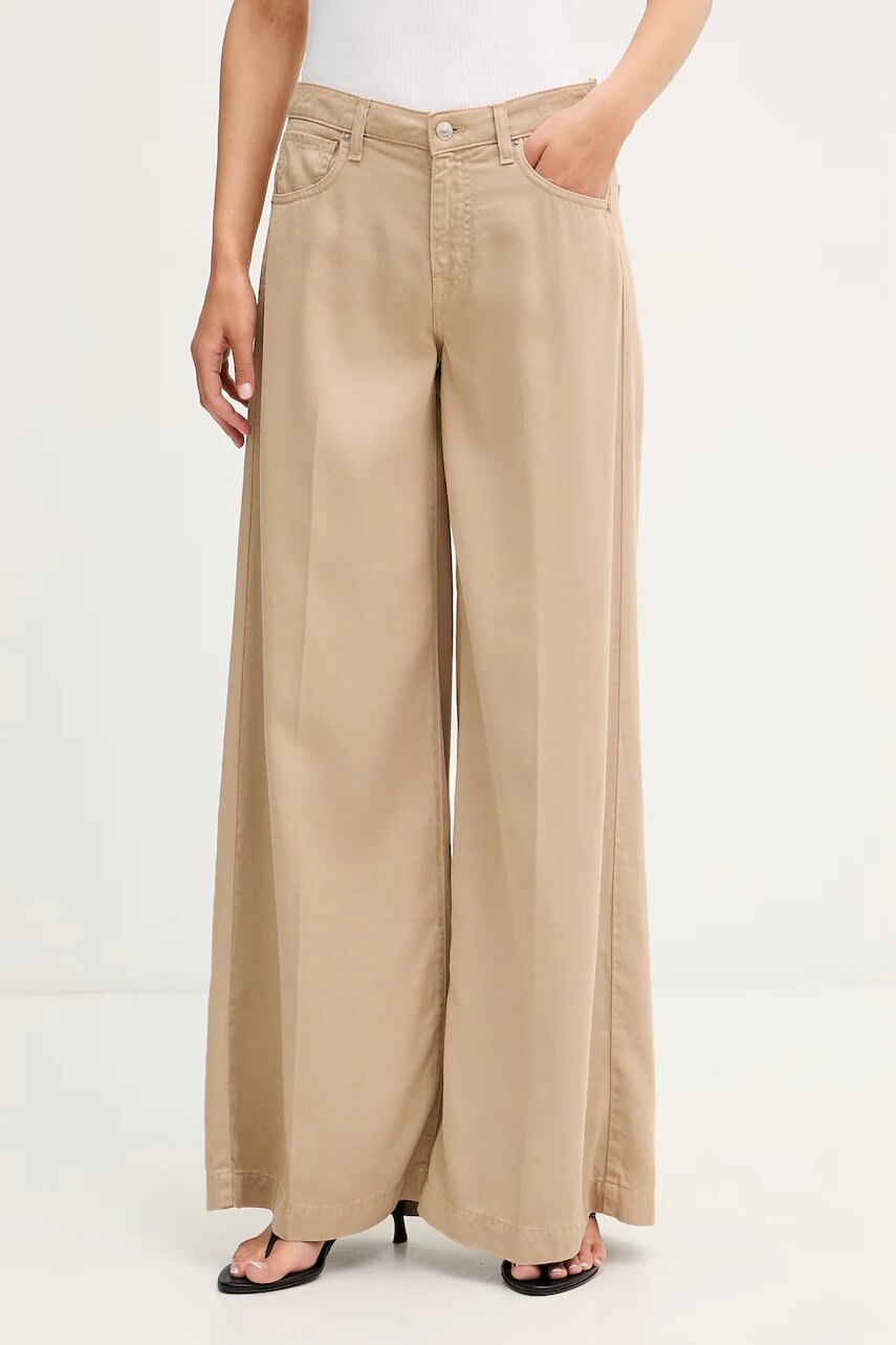 ViCOLO blugi wide leg pentru femei