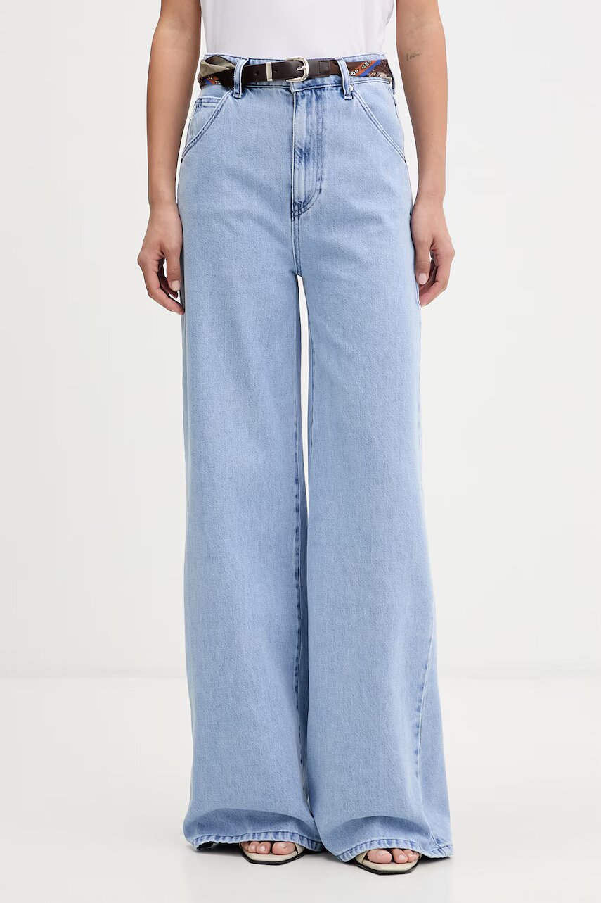 ViCOLO blugi wide leg pentru femei
