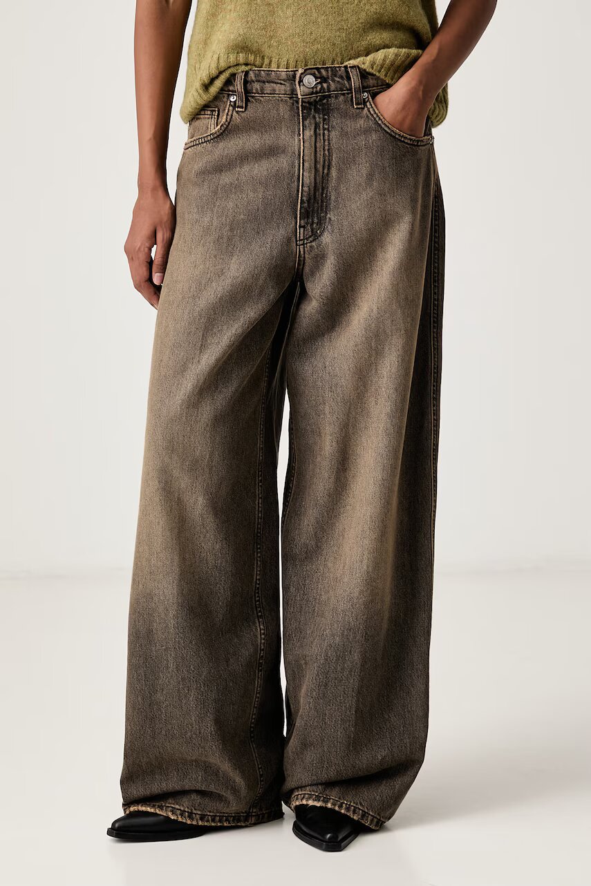 ViCOLO blugi wide leg pentru femei