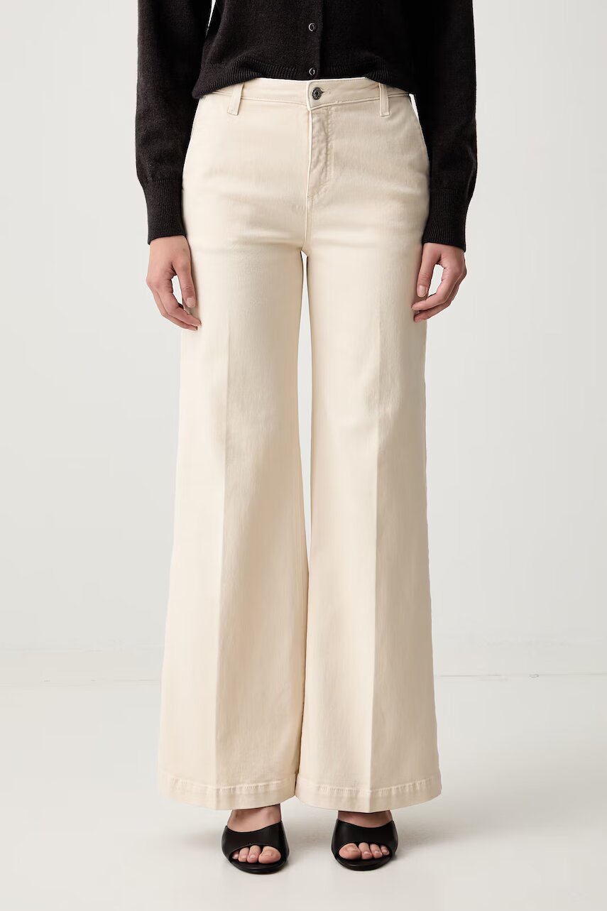 ViCOLO blugi wide leg pentru femei