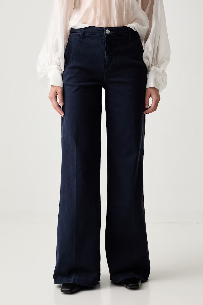 ViCOLO blugi wide leg pentru femei