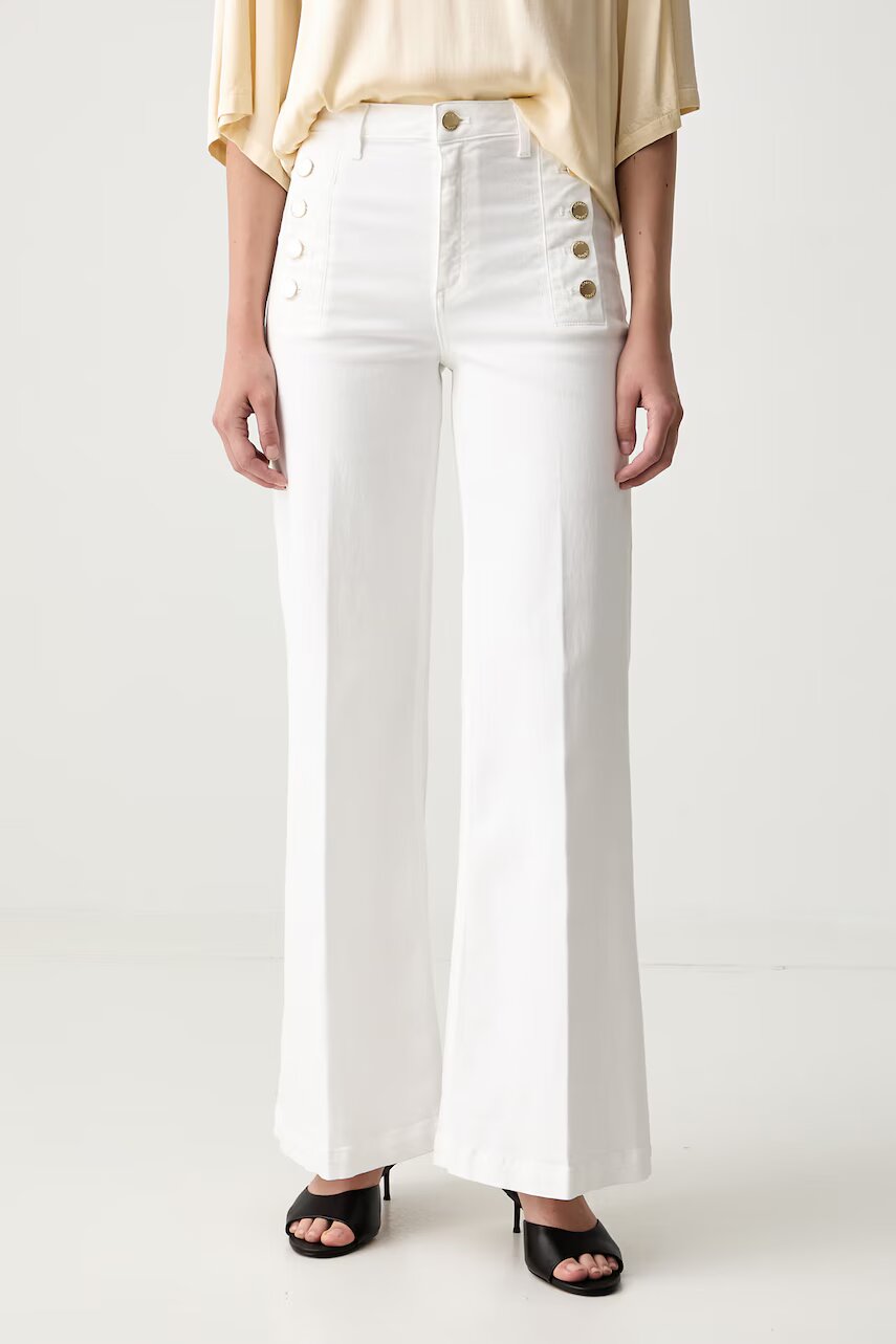 ViCOLO blugi wide leg pentru femei