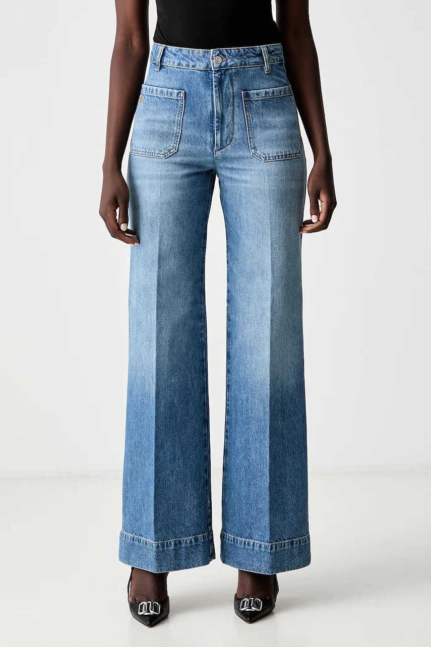 VICTORIA BECKHAM blugi wide leg Alina