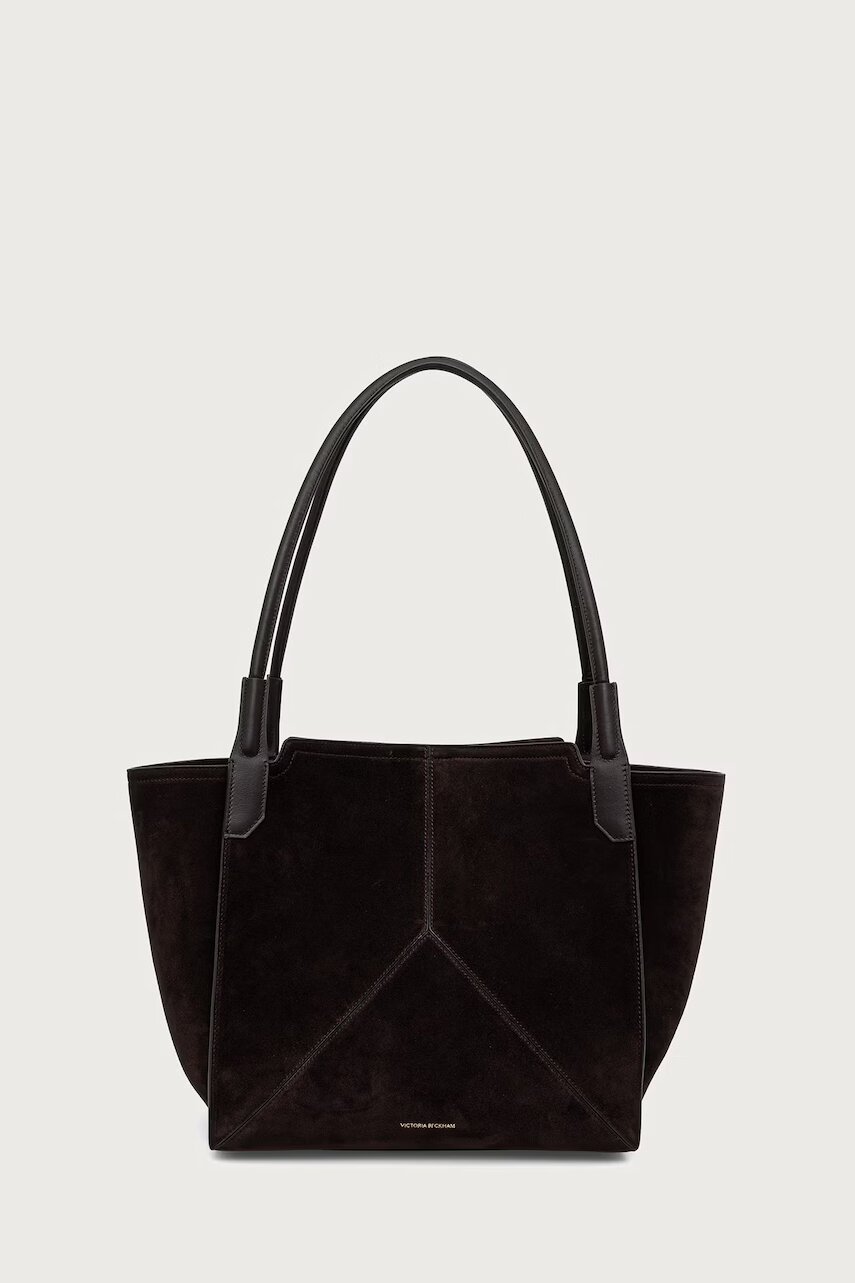 VICTORIA BECKHAM geantă shopper pentru femei din piele întoarsă