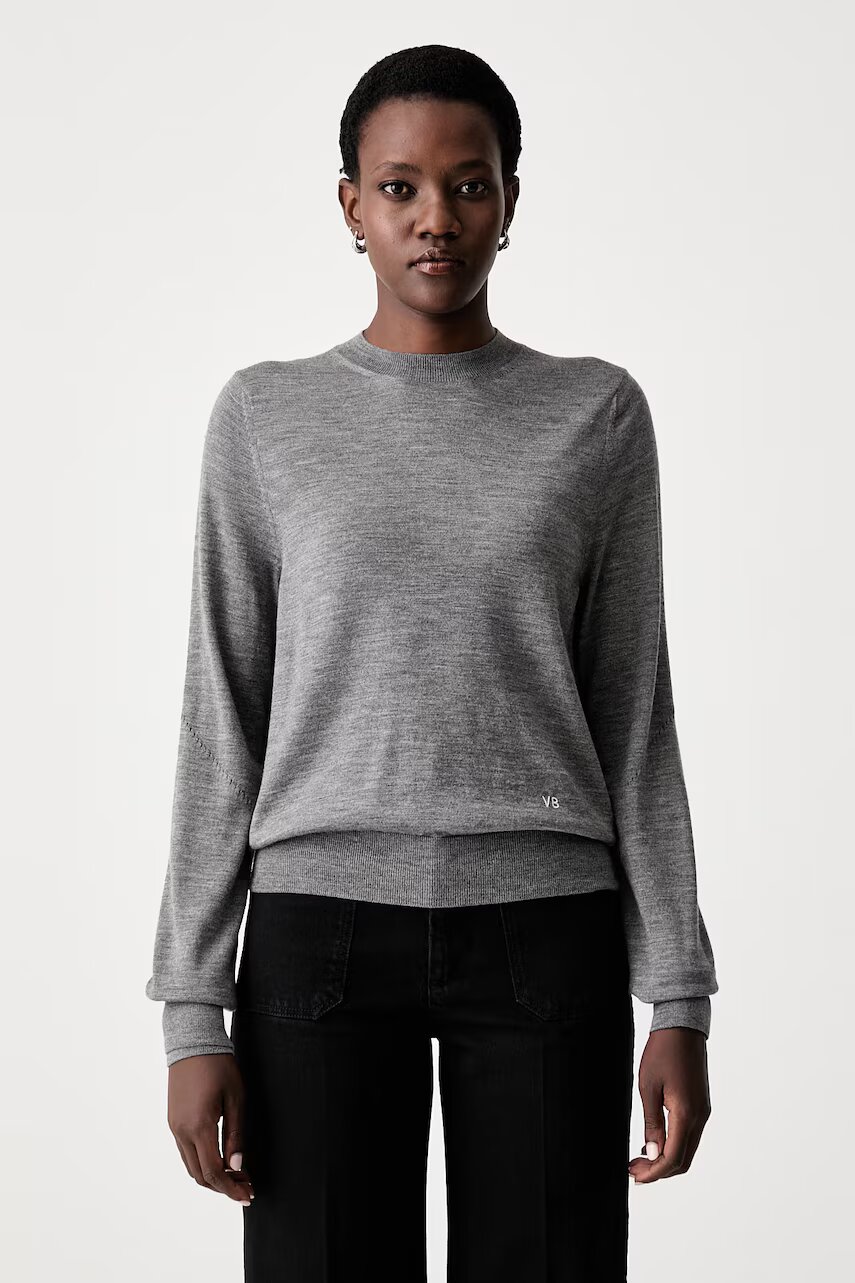 VICTORIA BECKHAM pulover pentru femei cu lână merino Austen