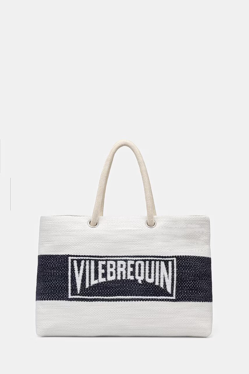Vilebrequin geantă shopper pentru femei din bumbac BINTA