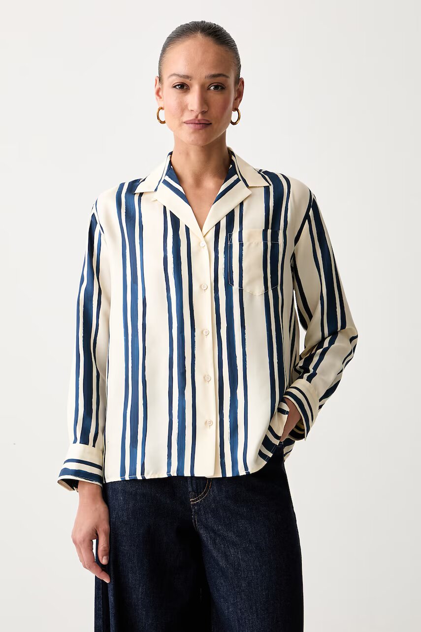 Weekend Max Mara cămașă pentru femei din mătase WKDCORONA