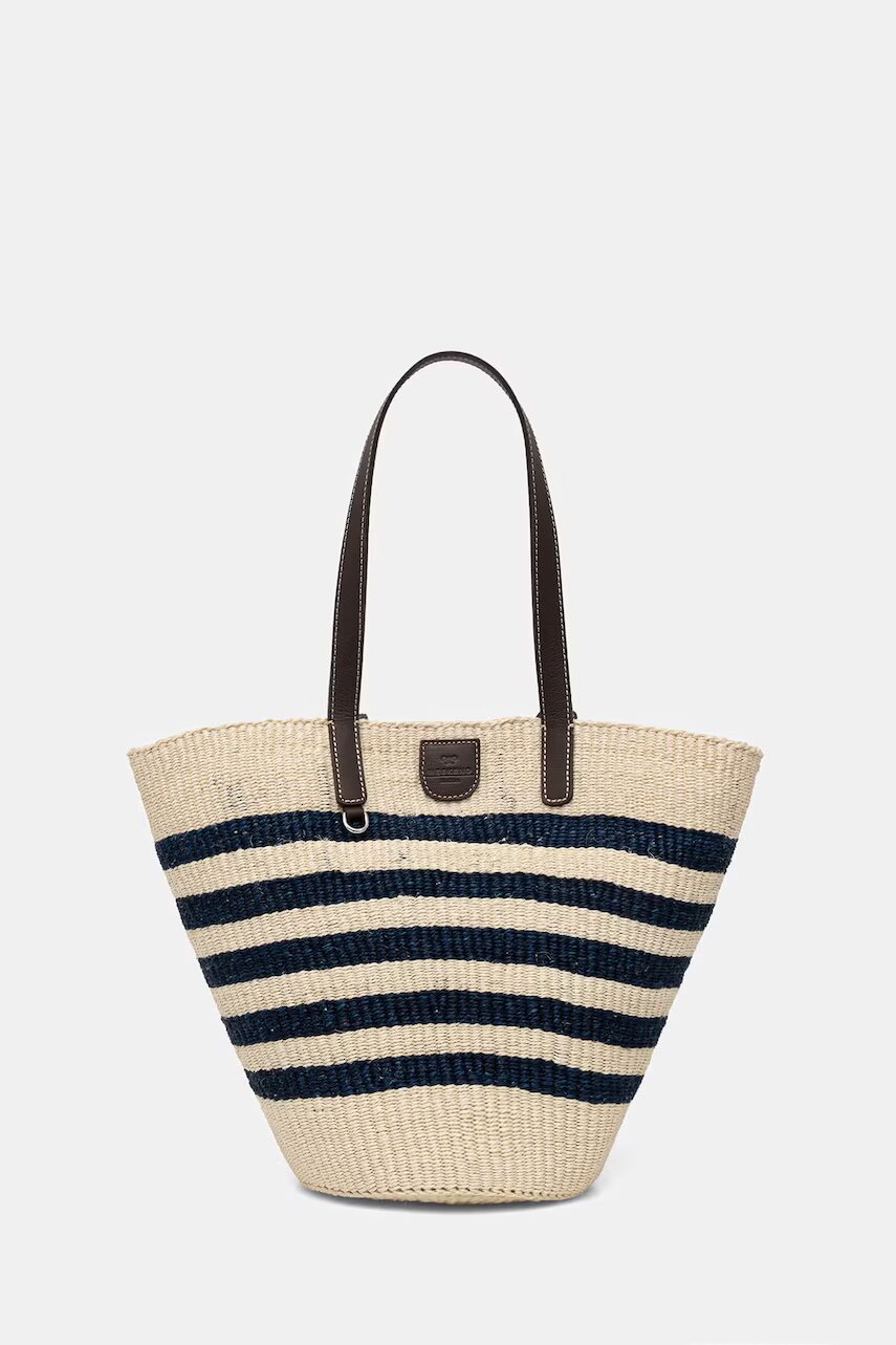 Weekend Max Mara geantă de plajă pentru femei împletită AGENNAIO