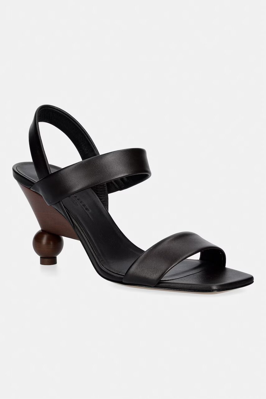 Weekend Max Mara sandale cu toc înalt din piele Wkaaffetto