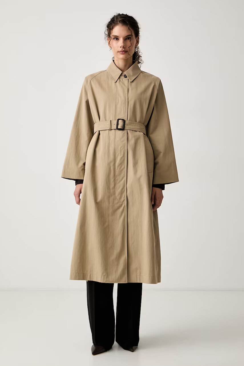 Weekend Max Mara trenci pentru femei cu bumbac WKDANGUS
