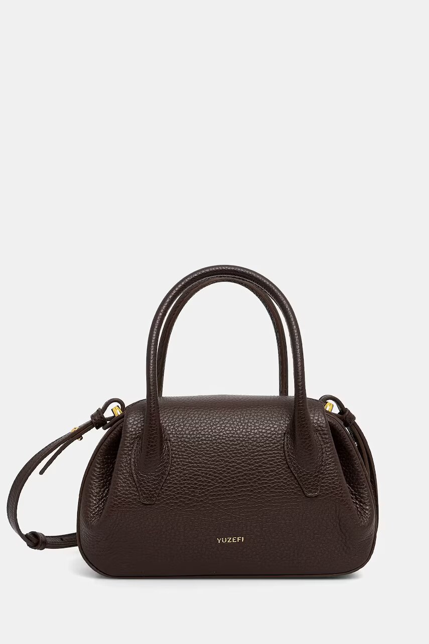 YUZEFI geantă crossbody pentru femei din piele OYSTER MINI DUFFLE