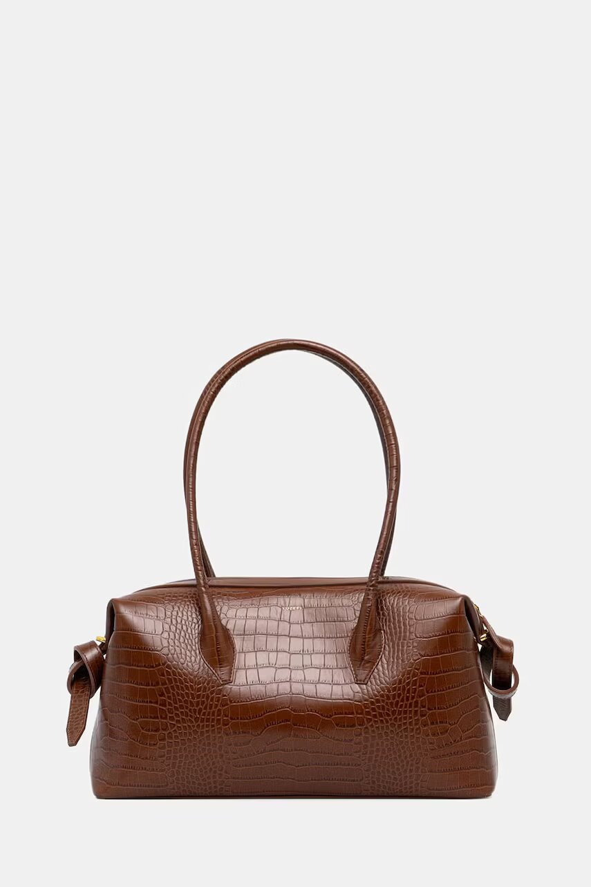YUZEFI geantă pentru femei din piele BRIOCHE DUFFLE