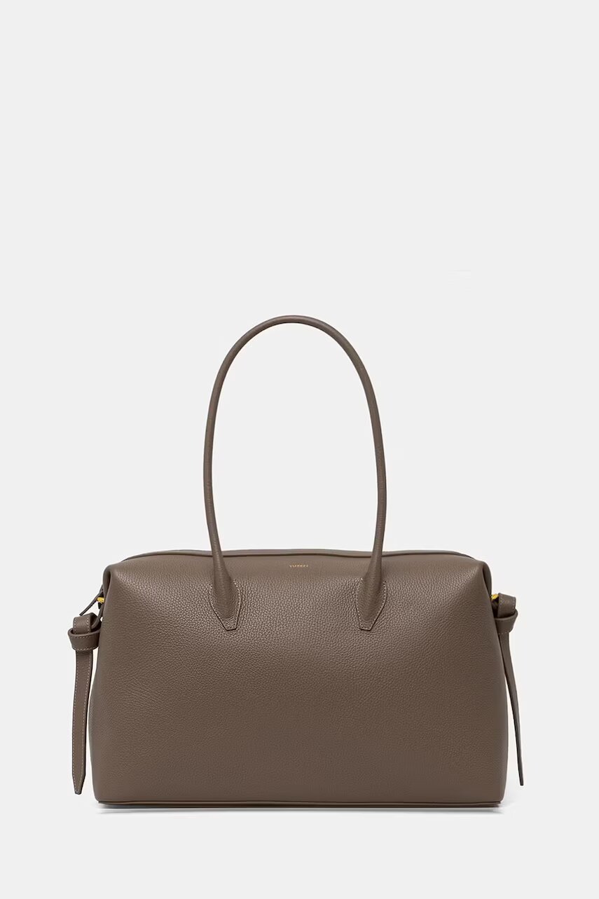 YUZEFI geantă shopper pentru femei din piele LARGE BRIOCHE DUFFLE