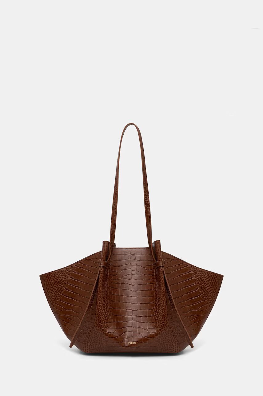 YUZEFI geantă shopper pentru femei din piele LARGE MOCHI