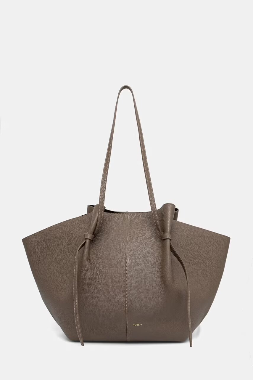 YUZEFI geantă shopper pentru femei din piele XL MOCHI