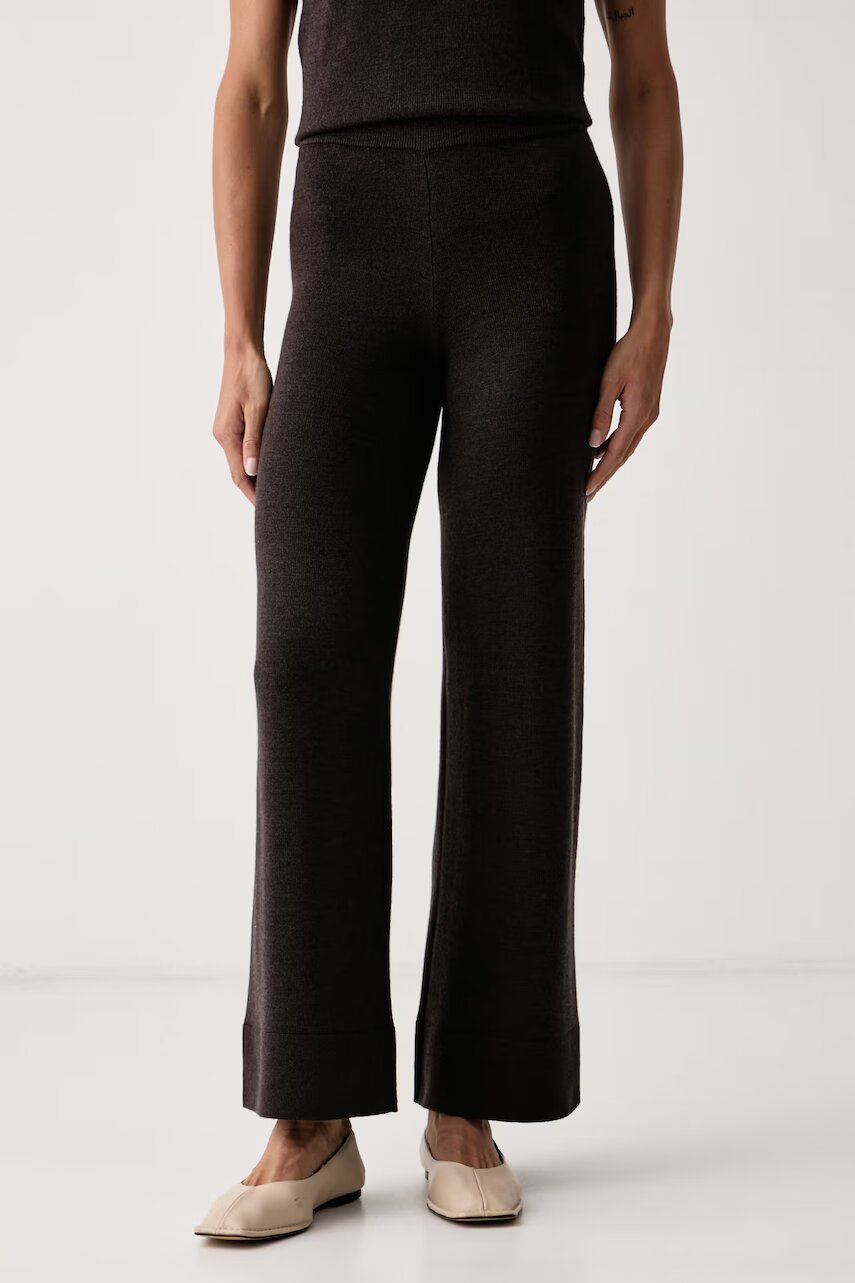 YUZEFI pantaloni pentru femei din lână merino RONIA