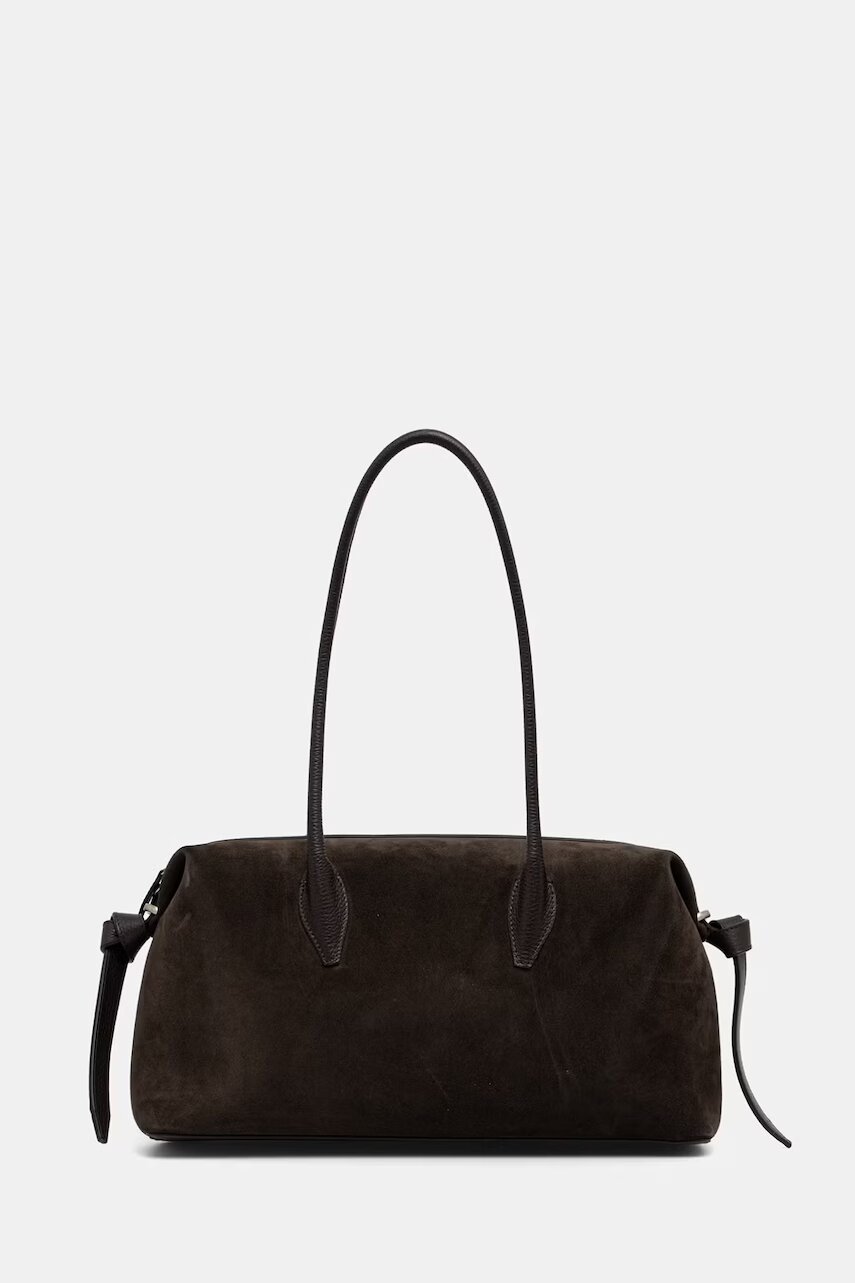 YUZEFI tote bag pentru femei din piele întoarsă BRIOCHE DUFFLE