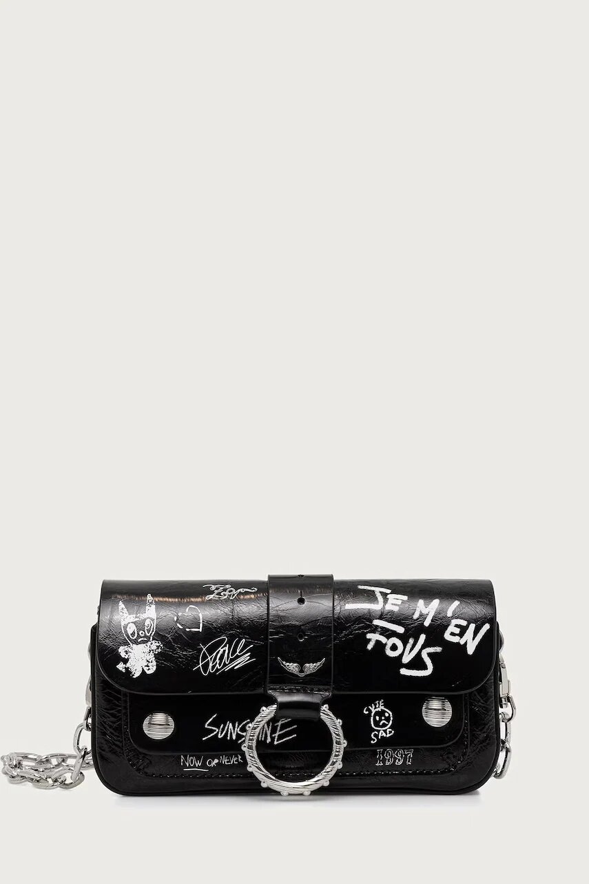 Zadig&Voltaire geantă crossbody pentru femei din piele KATE