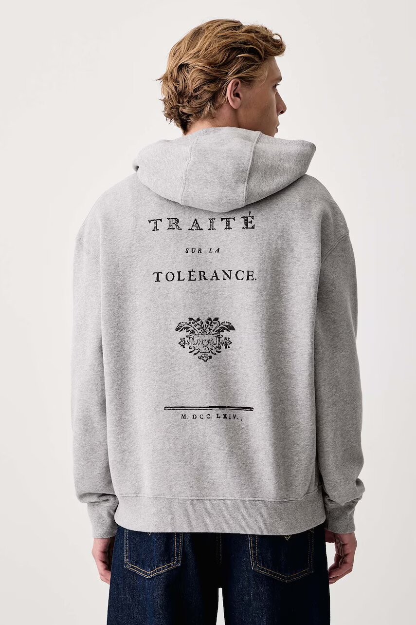 Zadig&Voltaire hanorac cu glugă pentru bărbați cu bumbac SWEELO